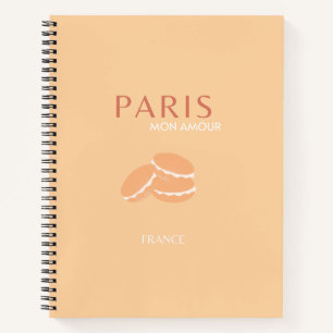 Paris Reisen Art Pasta Notizbuch