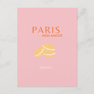 Paris Reisen Kunst, Dichtung und Musik Postkarte