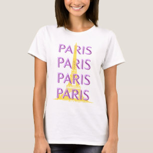 Paris, Reisen Kunst, Minimalistisch, Pastel Travel T-Shirt