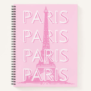 Paris Reisen Kunst, Reisen Kunst, Preppy Art, Pink Notizbuch
