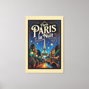 Paris Reiseplakat, Leinwanddruck