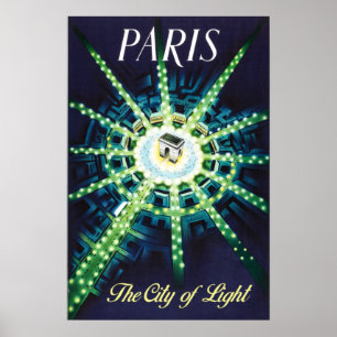 Paris Reiseplakat Poster