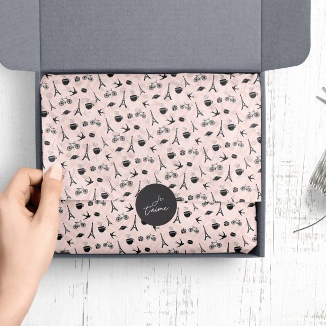 Paris Romance | GEMUSTERT Seidenpapier (Von Creator hochgeladen)