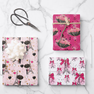 Paris Romance Geschenkpapier Set