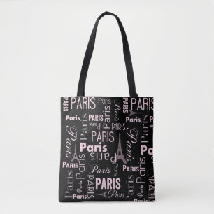 Paris rosa und schwarz 