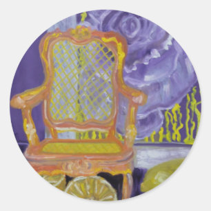 PARIS-ROSE RUNDER AUFKLEBER