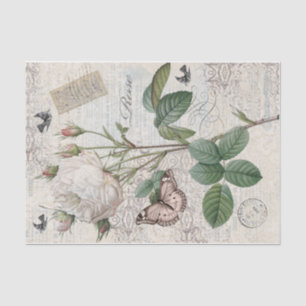 Paris Rose Seidenpapier