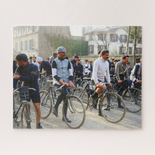 Paris-Roubaix-Radrennen 1907 Color Redux Puzzle