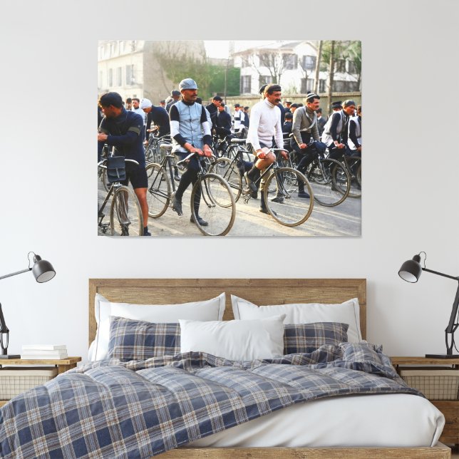 Paris-Roubaix Radrennen 1907 Farbredux Leinwanddruck (Insitu (Schlafzimmer))