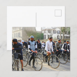 Paris-Roubaix Radrennen 1907 Farbredux Postkarte