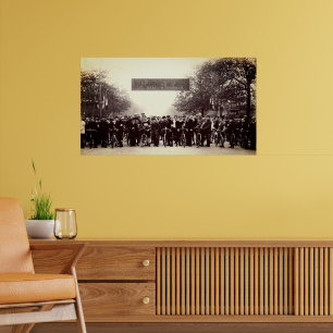 Paris-Roubaix vor dem Start 19. April 1896 Poster