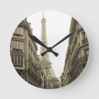 Paris Runde Wanduhr