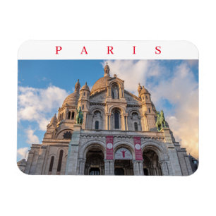 Paris Sacre Coeur Basilika nahe Aussicht Magnet