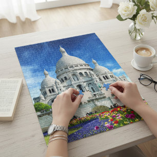 Paris Sacre Coeur Sonnengarten Puzzle