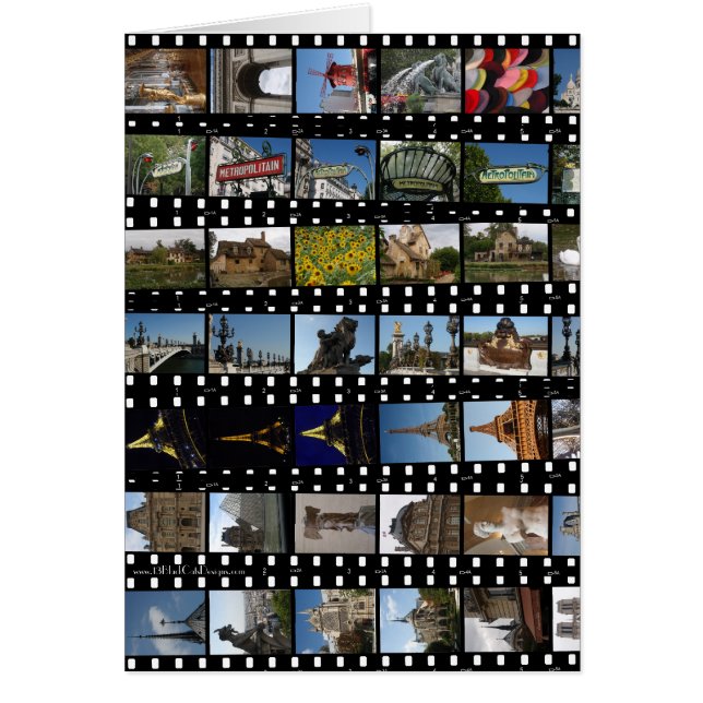 Paris-Sammlungs-Karte (Vorne)