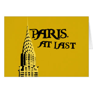 Paris. Schließlich Karte