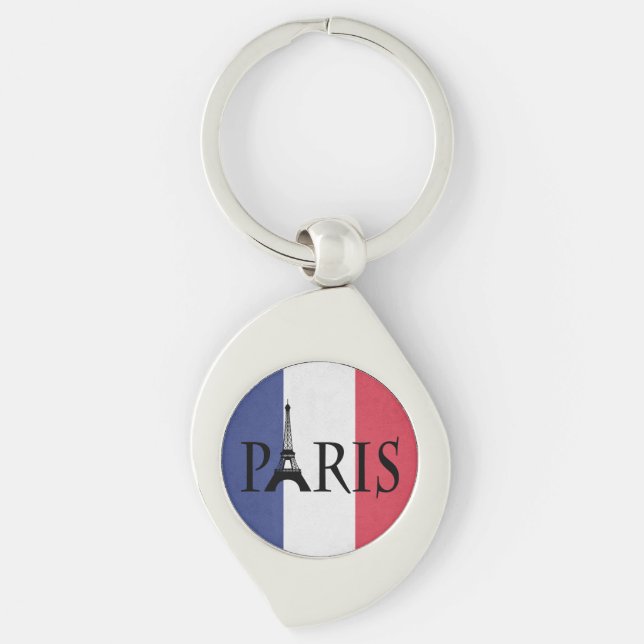 Paris Schlüsselanhänger (Vorderseite)