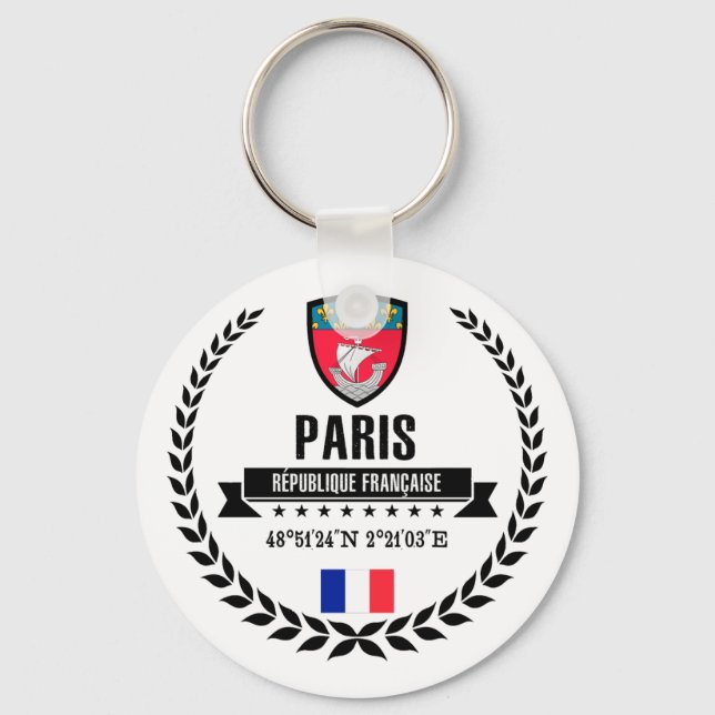 Paris Schlüsselanhänger (Vorderseite)