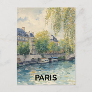 Paris Seine Postkarte