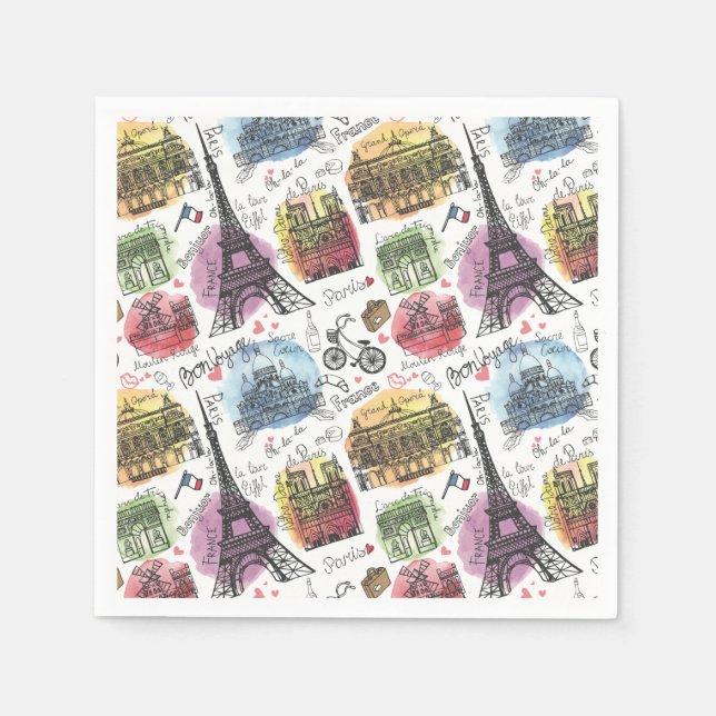 Paris Serviette (Vorderseite)
