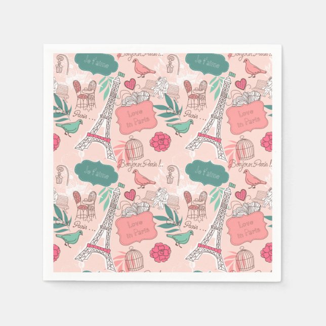 Paris Serviette (Vorderseite)