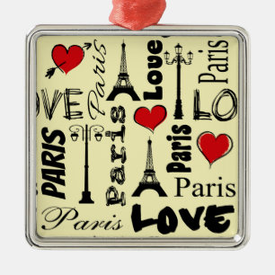 Paris Silbernes Ornament