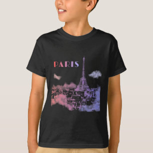 Paris Skyline City Travel Eifel Tower Frankreich T-Shirt