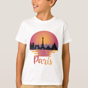 Paris Skyline - Frankreich Reisen T-Shirt