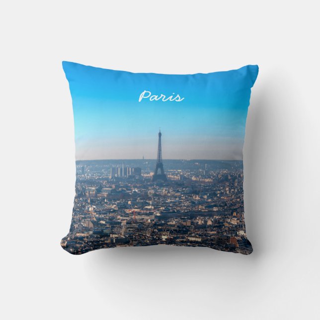 Paris Skyline Kissen (Vorderseite)