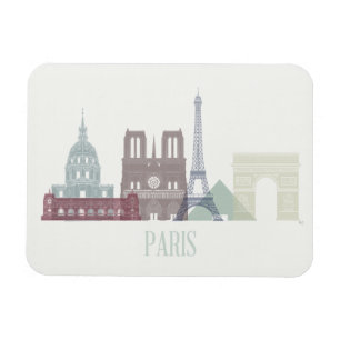 Paris Skyline Magnet