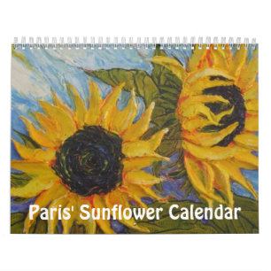 Paris Sonnenblume-Kalender Kalender