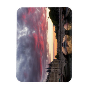 Paris-Sonnenuntergang-Magnet Magnet