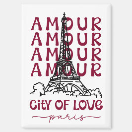 Paris Stadt der Liebe – Eiffel Tower Reiseandenken Magnet