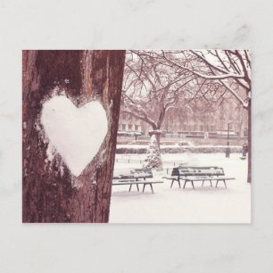 Paris, Stadt der Liebe (Gärten von Notre Dame) Postkarte