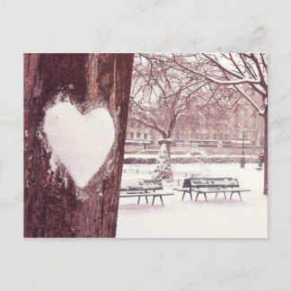 Paris, Stadt der Liebe (Gärten von Notre Dame) Postkarte