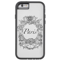 Paris: Stadt der Liebe Illustration iPhone 6 Fall