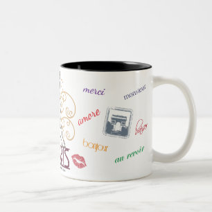 Paris"Stadt von Liebe" Tasse