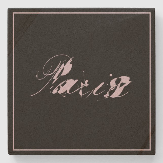 Paris Steinuntersetzer (Vorderseite)