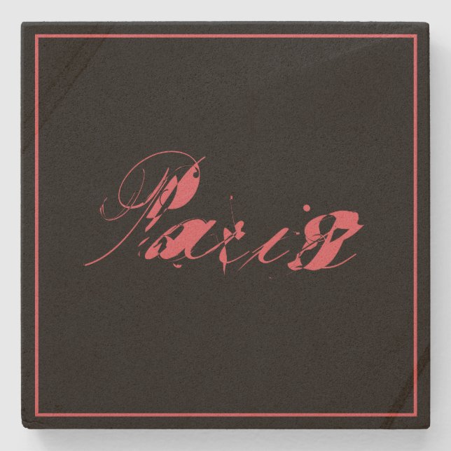 Paris Steinuntersetzer (Vorderseite)