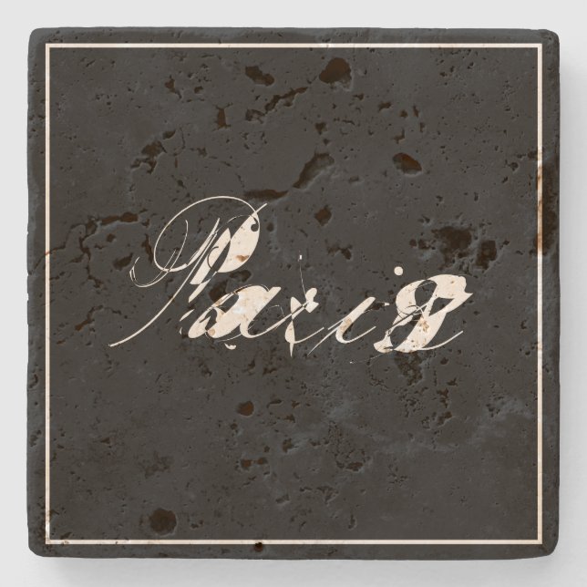 Paris Steinuntersetzer (Vorderseite)