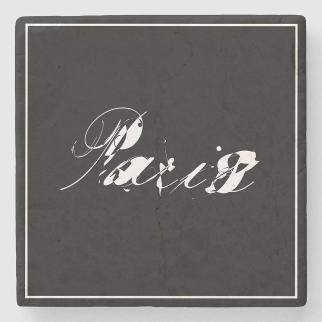 Paris Steinuntersetzer (Vorderseite)