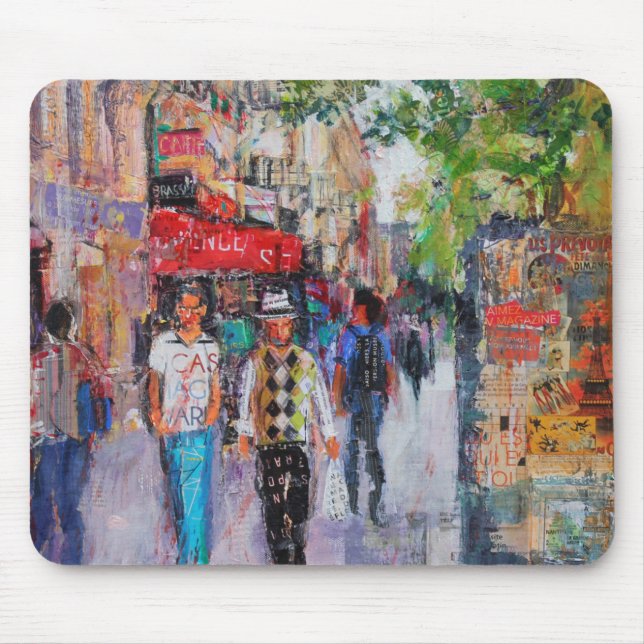 Paris-Straße Mousepad (Vorne)