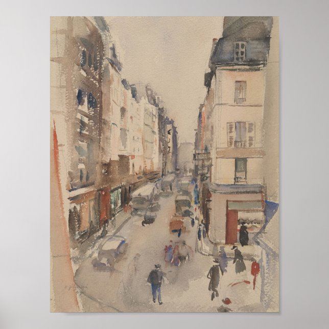 Paris Street (1937) Andrus Johan Poster (Vorne)