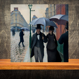 Paris Street in Rainy Weather - Gustave Caillebot Fliese