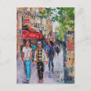 Paris Street Postkarte