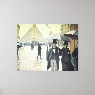 Paris Street, Rainy Day by Caillebotte Leinwanddruck