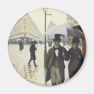 Paris Street, Rainy Day by Caillebotte Magnet