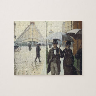 Paris Street, Rainy Day by Caillebotte Puzzle