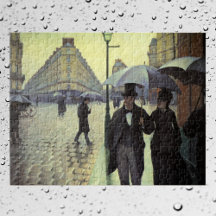 Paris Street Rainy Day by Gustave Caillebotte