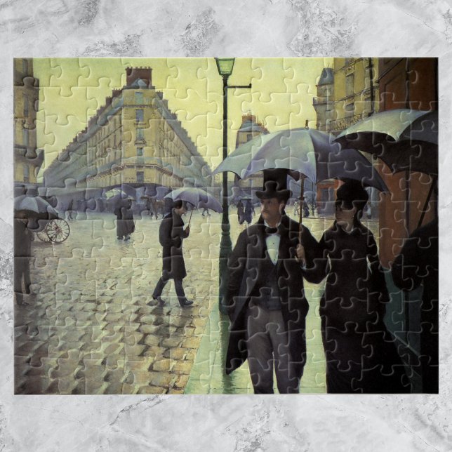 Paris Street Rainy Day by Gustave Caillebotte Puzzle (Von Creator hochgeladen)